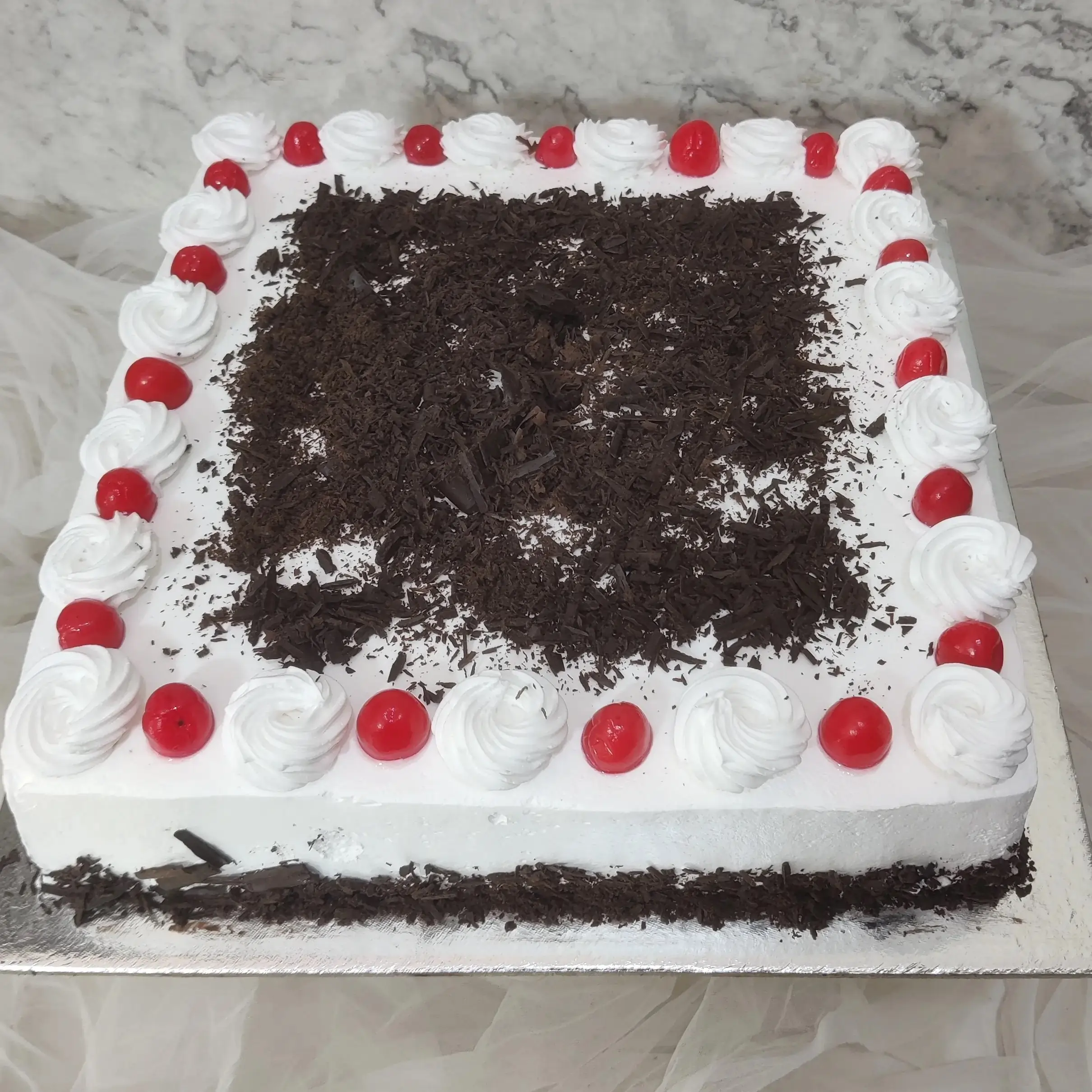 Black Forest Square Cake