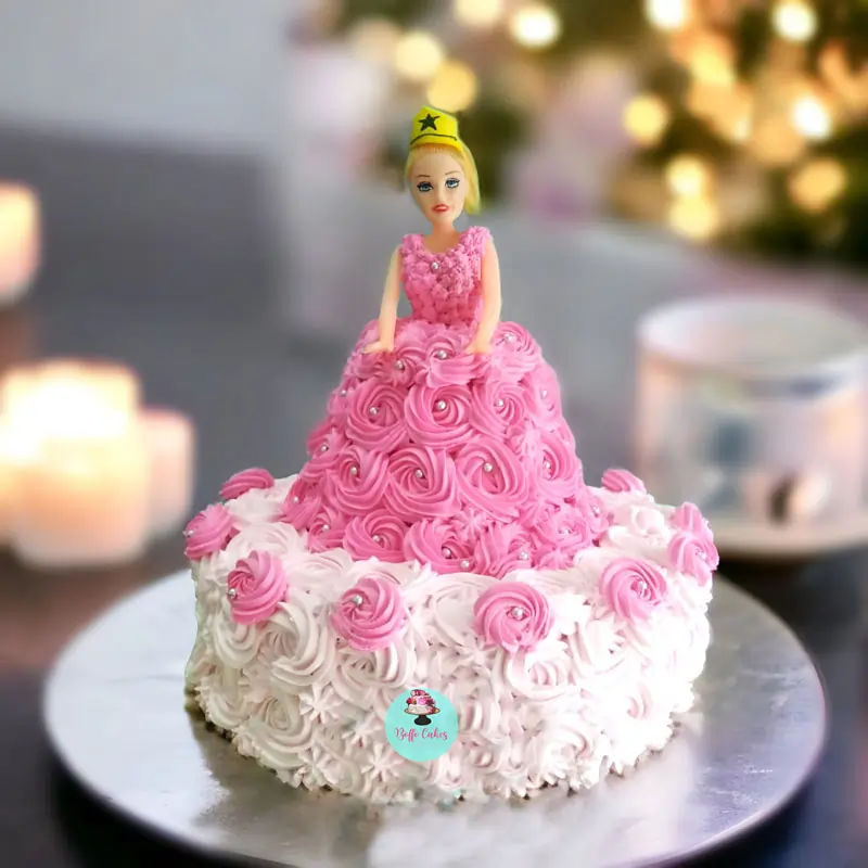 Pink Doll Cake