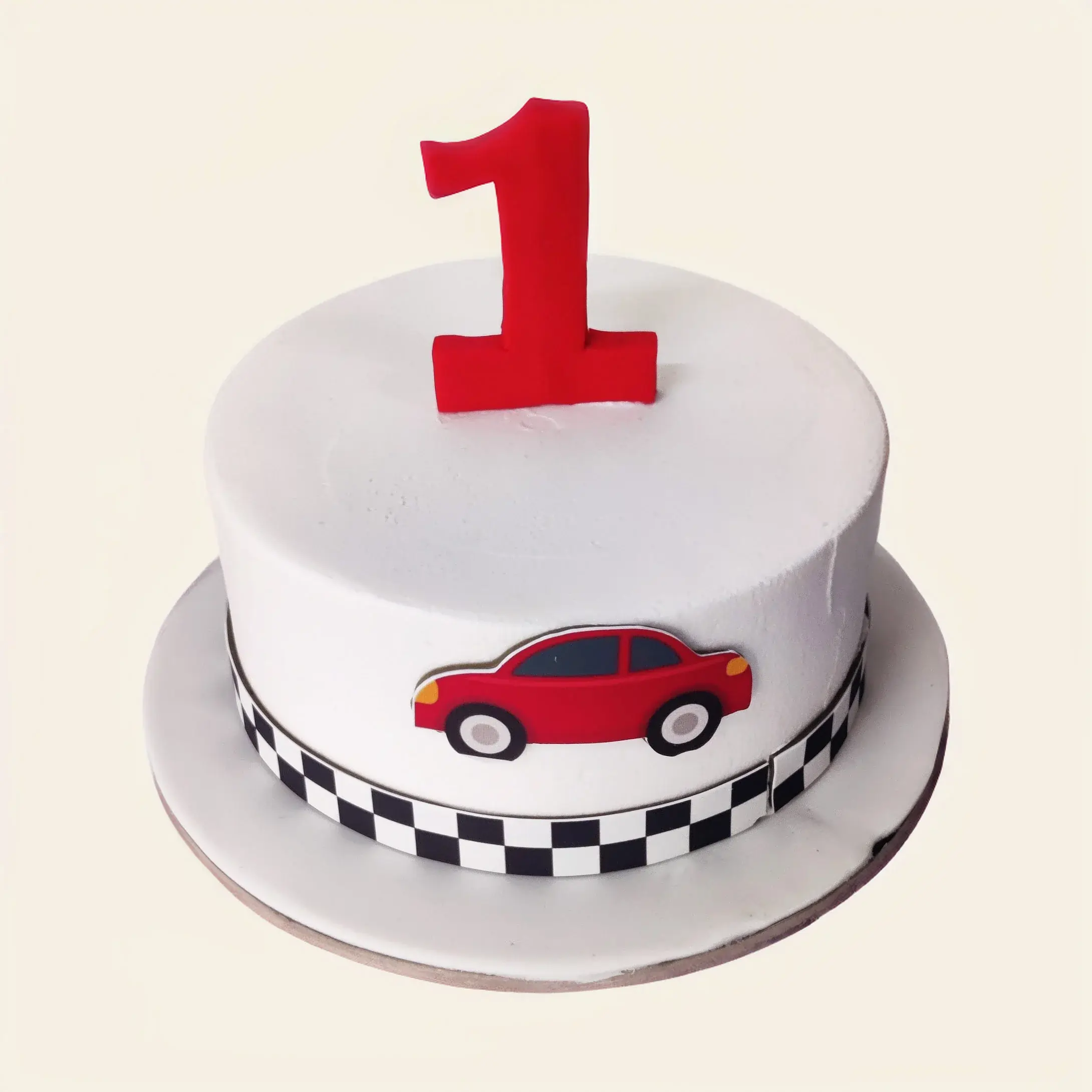 A Cute Car Cake