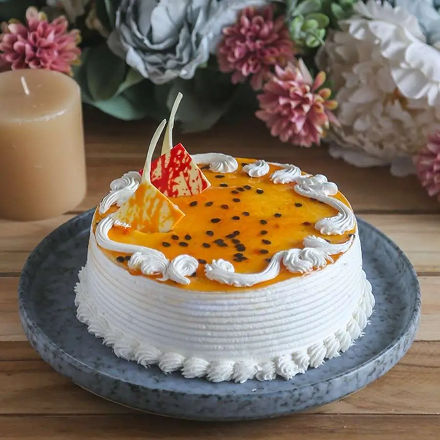 Golden Tropics Cake