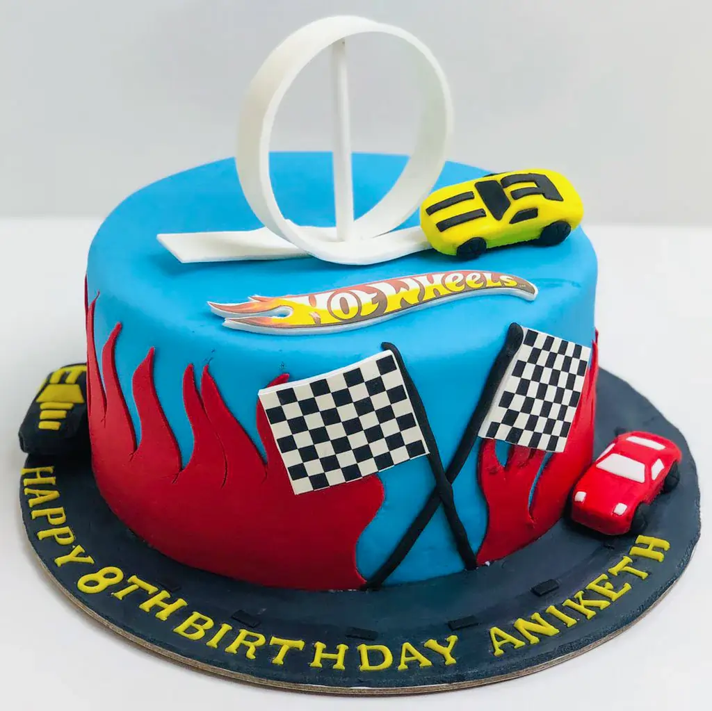 Hot Wheels Cake