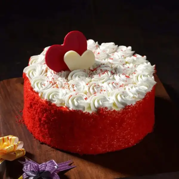 Romantic Red Velvet Cake