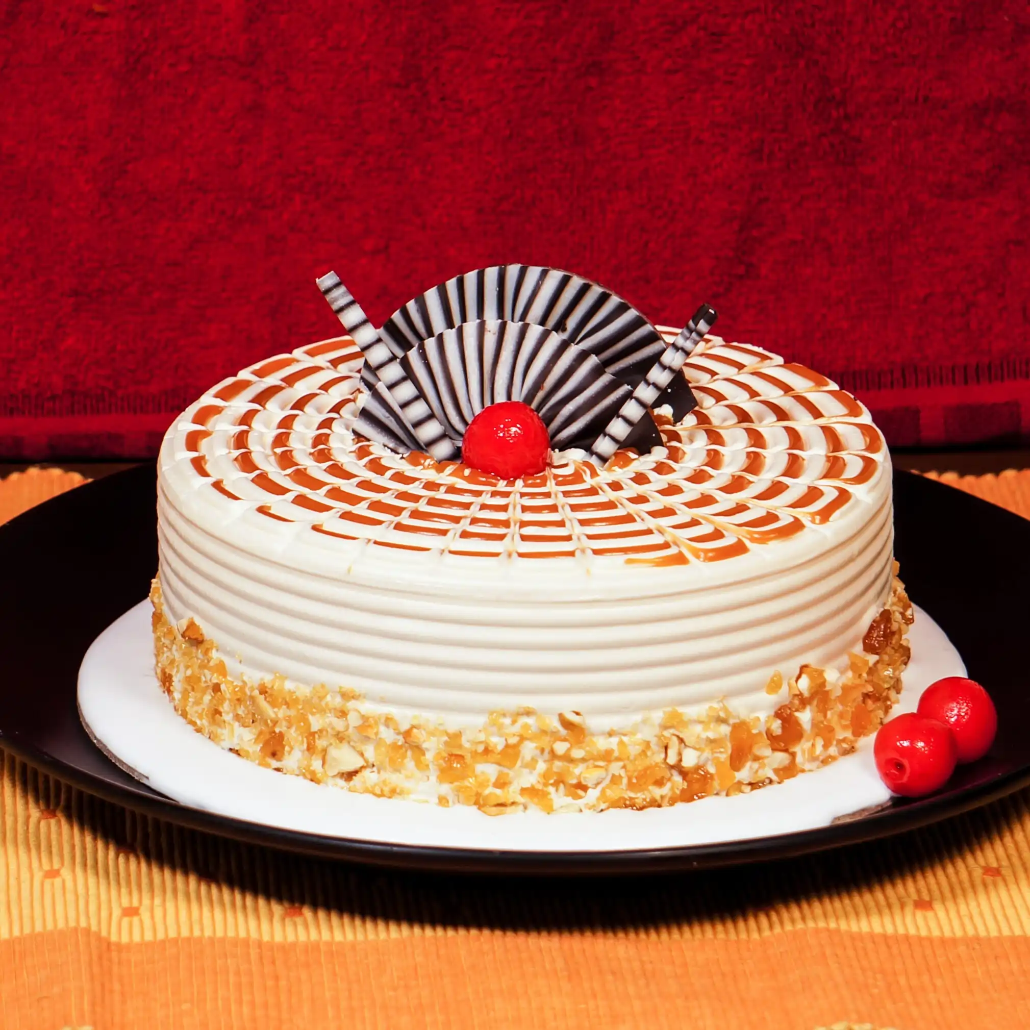 Beutiful  Butterscotch Cake