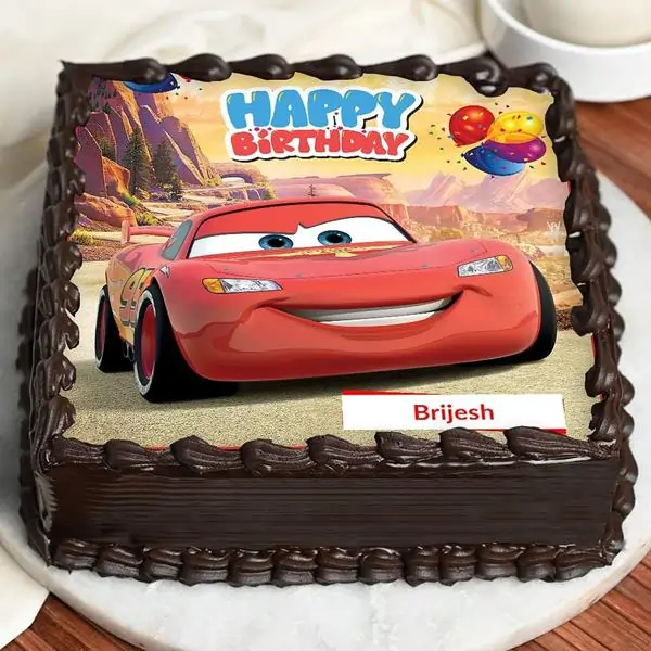 Car Bday Poster Cake