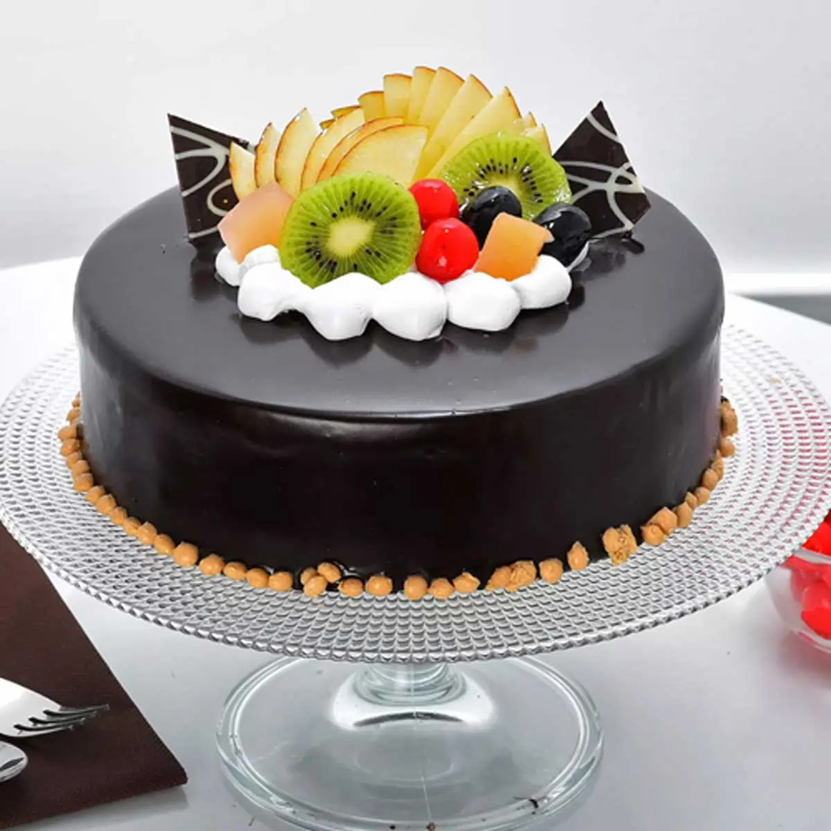 Fruit Chocolate Cake