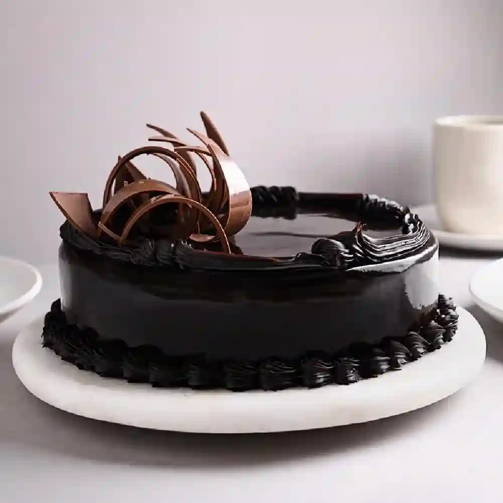 Double Chocolate Fudge Cake