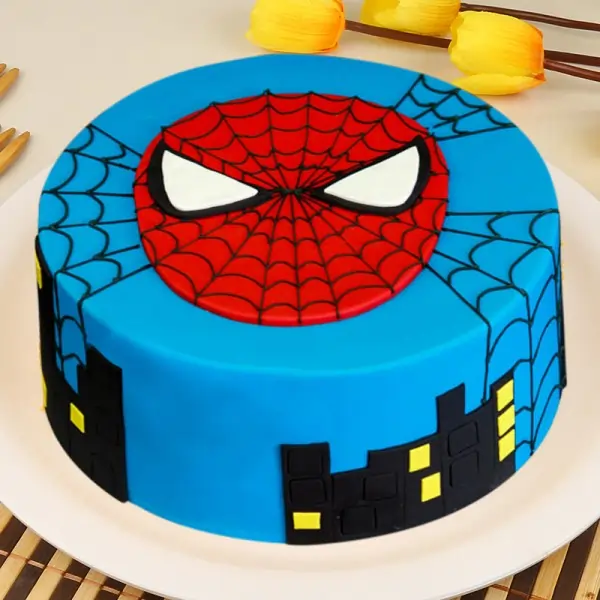 Spiderman Theme  Cake